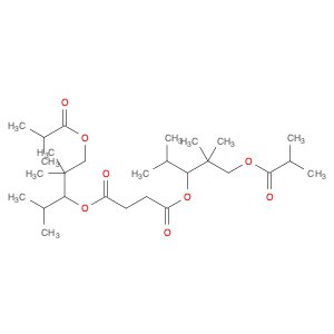 Butanedioic acid, 1,4-bis[2,2-dimethyl-1-(1-methylethyl)-3-(2-methyl-1-oxopropoxy)propyl] ester