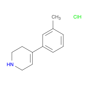 Pyridine, 1,2,3,6-tetrahydro-4-(3-methylphenyl)-, hydrochloride (1:1)