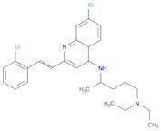 1,4-Pentanediamine, N4-[7-chloro-2-[2-(2-chlorophenyl)ethenyl]-4-quinolinyl]-N1,N1-diethyl-