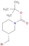 1-Piperidinecarboxylic acid, 3-(bromomethyl)-, 1,1-dimethylethyl ester, (3R)-