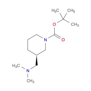 1-Piperidinecarboxylic acid, 3-[(dimethylamino)methyl]-, 1,1-dimethylethyl ester, (3R)-