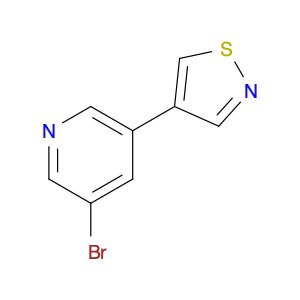 Pyridine, 3-bromo-5-(4-isothiazolyl)-