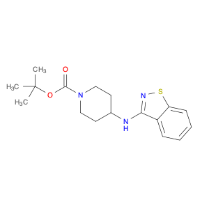 1-Piperidinecarboxylic acid, 4-(1,2-benzisothiazol-3-ylamino)-, 1,1-dimethylethyl ester