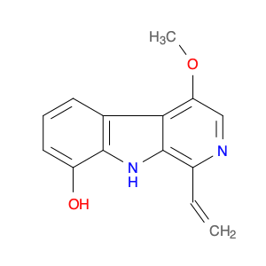 9H-Pyrido[3,4-b]indol-8-ol, 1-ethenyl-4-methoxy-