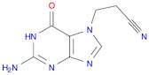 7H-Purine-7-propanenitrile, 2-amino-1,6-dihydro-6-oxo-