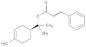 2-Propenoic acid, 3-phenyl-, 1-methyl-1-(4-methyl-3-cyclohexen-1-yl)ethyl ester, (S)- (9CI)