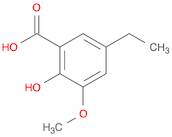 Benzoic acid, 5-ethyl-2-hydroxy-3-methoxy-