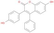 2H-1-Benzopyran-2-one, 7-hydroxy-3-(4-hydroxyphenyl)-4-phenyl-