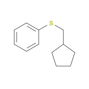 Benzene, [(cyclopentylmethyl)thio]-