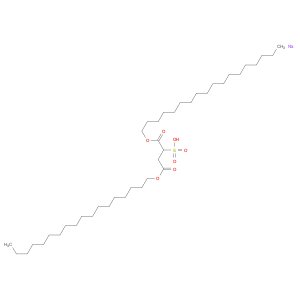 Butanedioic acid, 2-sulfo-, 1,4-dioctadecyl ester, sodium salt (1:1)