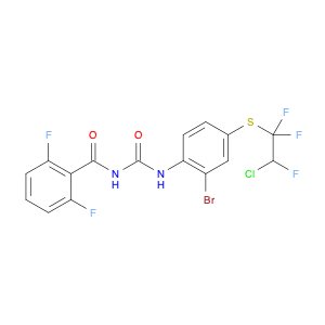 Benzamide, N-[[[2-bromo-4-[(2-chloro-1,1,2-trifluoroethyl)thio]phenyl]amino]carbonyl]-2,6-difluoro-