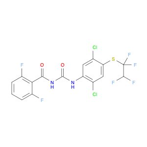 Benzamide, N-[[[2,5-dichloro-4-[(1,1,2,2-tetrafluoroethyl)thio]phenyl]amino]carbonyl]-2,6-difluoro-
