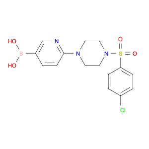 (6-(4-((4-Chlorophenyl)sulfonyl)piperazin-1-yl)pyridin-3-yl)boronic acid