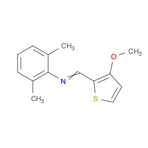 Benzenamine, N-[(3-methoxy-2-thienyl)methylene]-2,6-dimethyl-
