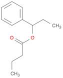 Butanoic acid, 1-phenylpropyl ester