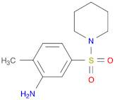 Benzenamine, 2-methyl-5-(1-piperidinylsulfonyl)-