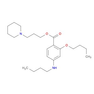 Benzoic acid, 2-butoxy-4-(butylamino)-, 3-(1-piperidinyl)propyl ester