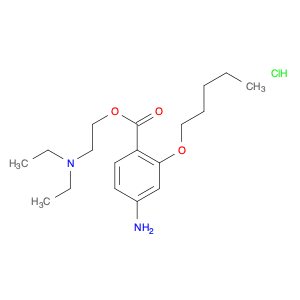 Benzoic acid,4-amino-2-(pentyloxy)-, 2-(diethylamino)ethyl ester, hydrochloride (1:1)