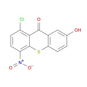 9H-Thioxanthen-9-one, 1-chloro-7-hydroxy-4-nitro-
