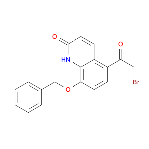 2(1H)-Quinolinone, 5-(2-bromoacetyl)-8-(phenylmethoxy)-