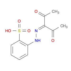 Benzenesulfonic acid, 2-[2-(1-acetyl-2-oxopropylidene)hydrazinyl]-