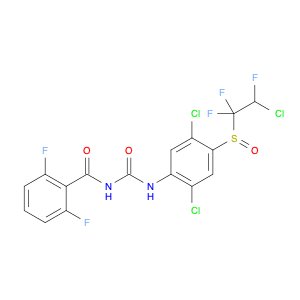 Benzamide, N-[[[2,5-dichloro-4-[(2-chloro-1,1,2-trifluoroethyl)sulfinyl]phenyl]amino]carbonyl]-2,6…