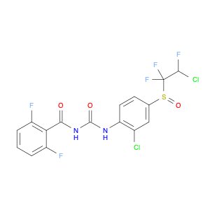 Benzamide, N-[[[2-chloro-4-[(2-chloro-1,1,2-trifluoroethyl)sulfinyl]phenyl]amino]carbonyl]-2,6-dif…