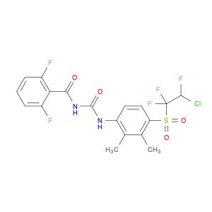 Benzamide, N-[[[4-[(2-chloro-1,1,2-trifluoroethyl)sulfonyl]-2,3-dimethylphenyl]amino]carbonyl]-2,6…