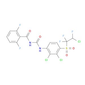Benzamide, N-[[[2,3-dichloro-4-[(2-chloro-1,1,2-trifluoroethyl)sulfonyl]phenyl]amino]carbonyl]-2,6…