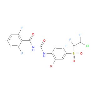 Benzamide, N-[[[2-bromo-4-[(2-chloro-1,1,2-trifluoroethyl)sulfonyl]phenyl]amino]carbonyl]-2,6-difl…
