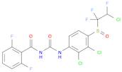 Benzamide, N-[[[2,3-dichloro-4-[(2-chloro-1,1,2-trifluoroethyl)sulfinyl]phenyl]amino]carbonyl]-2,6…