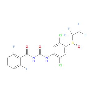 Benzamide,N-[[[2,5-dichloro-4-[(1,1,2,2-tetrafluoroethyl)sulfinyl]phenyl]amino]carbonyl]-2,6-diflu…