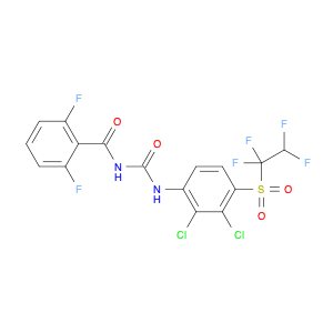 Benzamide, N-[[[2,3-dichloro-4-[(1,1,2,2-tetrafluoroethyl)sulfonyl]phenyl]amino]carbonyl]-2,6-difl…