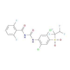 Benzamide, N-[[[2,5-dichloro-4-[(1,1,2,2-tetrafluoroethyl)sulfonyl]phenyl]amino]carbonyl]-2,6-difl…