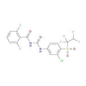 Benzamide, N-[[[3-chloro-4-[(1,1,2,2-tetrafluoroethyl)sulfonyl]phenyl]amino]carbonyl]-2,6-difluoro-