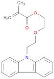 2-Propenoic acid, 2-methyl-, 2-[2-(9H-carbazol-9-yl)ethoxy]ethyl ester