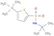 2-Thiophenesulfonamide, N-(1,1-dimethylethyl)-5-(trimethylsilyl)-