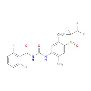 Benzamide, N-[[[2,5-dimethyl-4-[(1,1,2,2-tetrafluoroethyl)sulfinyl]phenyl]amino]carbonyl]-2,6-difl…