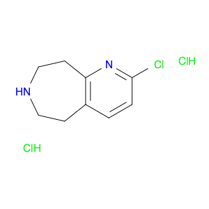 5H-Pyrido[2,3-d]azepine, 2-chloro-6,7,8,9-tetrahydro-, hydrochloride (1:2)