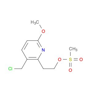 2-[3-(chloromethyl)-6-methoxypyridin-2-yl]ethyl methanesulfonate