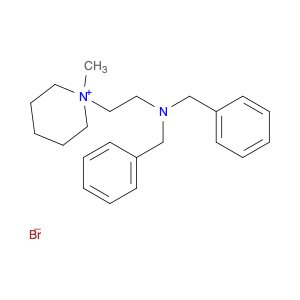 Piperidinium,1-[2-[bis(phenylmethyl)amino]ethyl]-1-methyl-, bromide (1:1)
