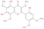 4H-1-Benzopyran-4-one, 5,7-dihydroxy-2-(2-hydroxy-4,5-dimethoxyphenyl)-3,6,8-trimethoxy-