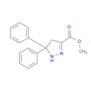 1H-Pyrazole-3-carboxylicacid, 4,5-dihydro-5,5-diphenyl-, methyl ester