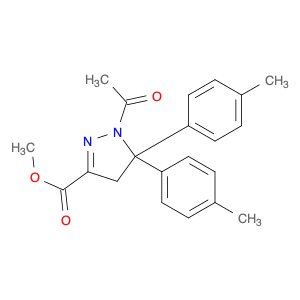 1H-Pyrazole-3-carboxylicacid, 1-acetyl-4,5-dihydro-5,5-bis(4-methylphenyl)-, methyl ester