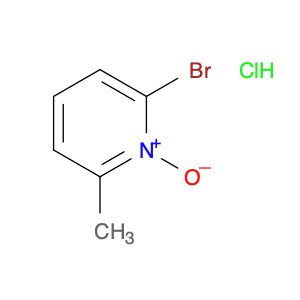 Pyridine, 2-bromo-6-methyl-, 1-oxide, hydrochloride (1:1)