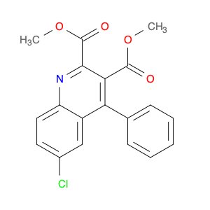 2,3-Quinolinedicarboxylicacid, 6-chloro-4-phenyl-, 2,3-dimethyl ester