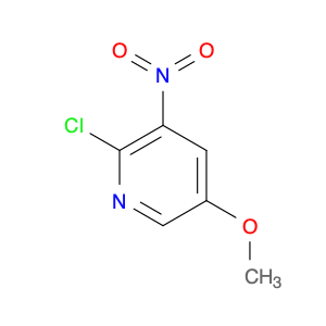 Pyridine, 2-chloro-5-methoxy-3-nitro-