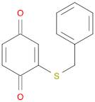 2,5-Cyclohexadiene-1,4-dione, 2-[(phenylmethyl)thio]-