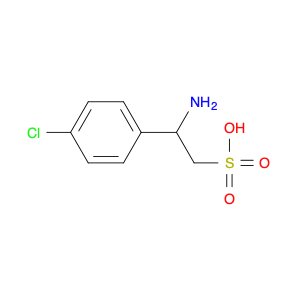 Benzeneethanesulfonicacid, b-amino-4-chloro-