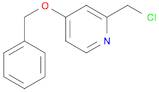 Pyridine, 2-(chloromethyl)-4-(phenylmethoxy)-